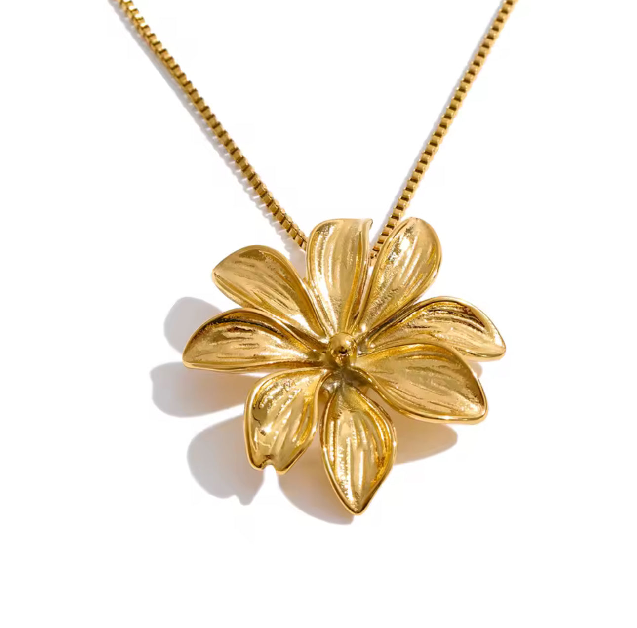 Gold Flower Necklace