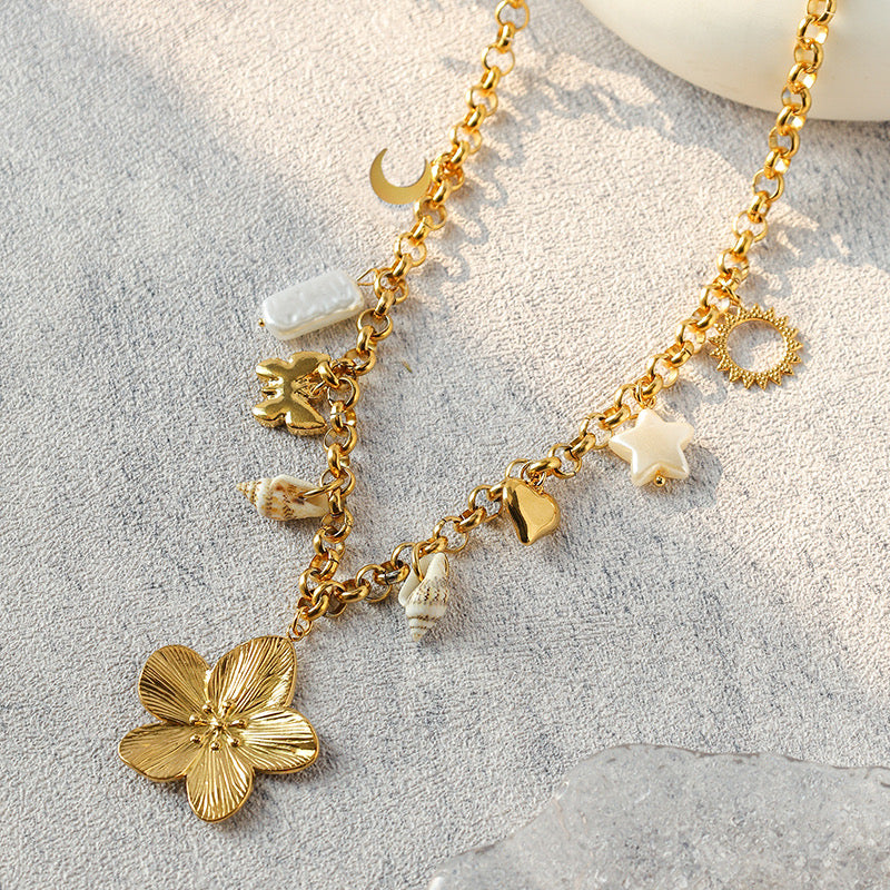 Flower Shape Necklace