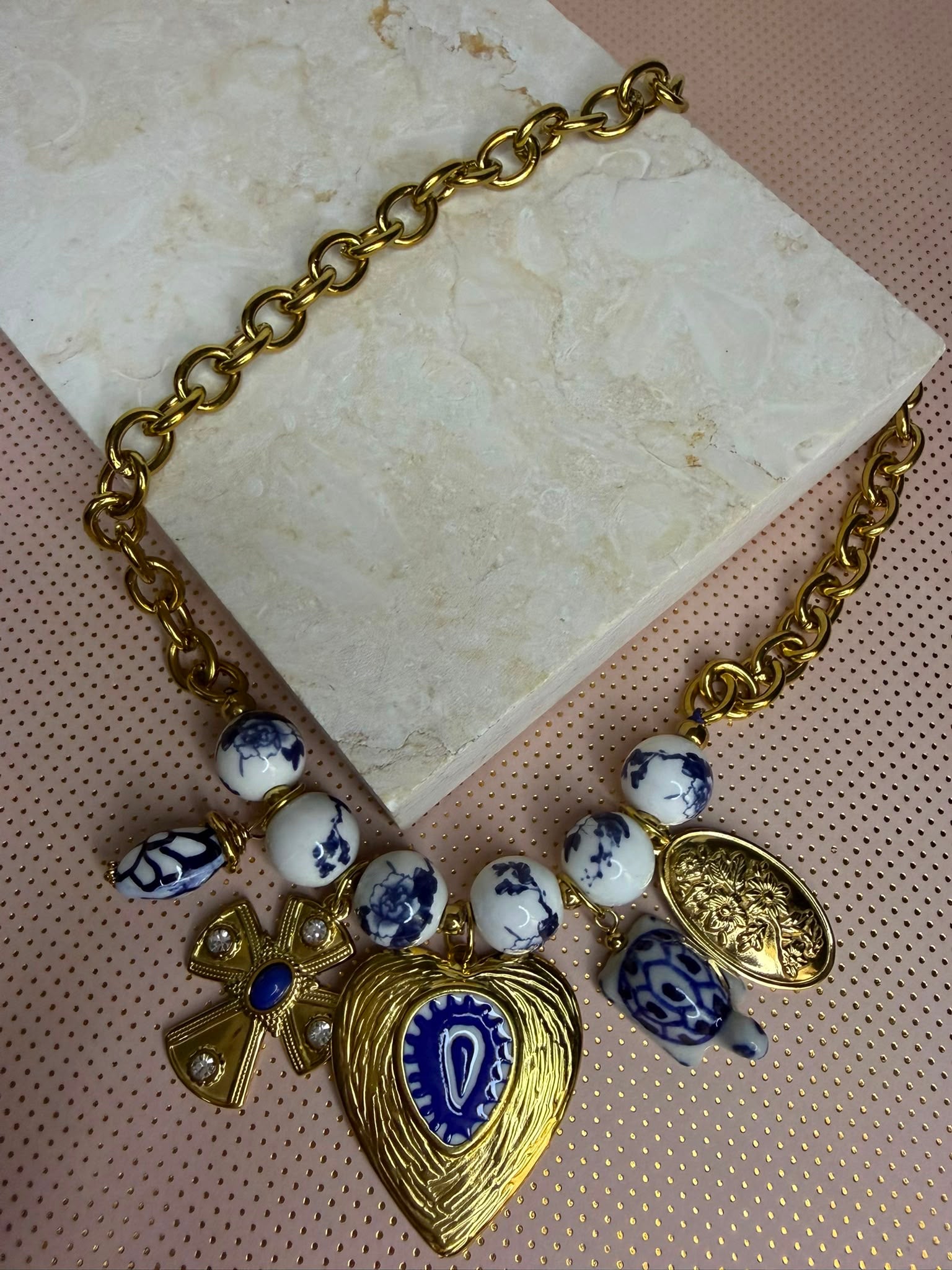 Santorini Charm Necklace