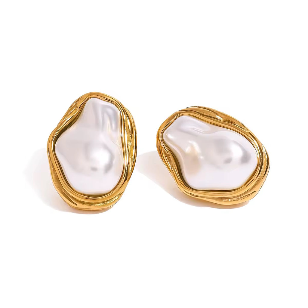 Pearl Rare Formed Earrings