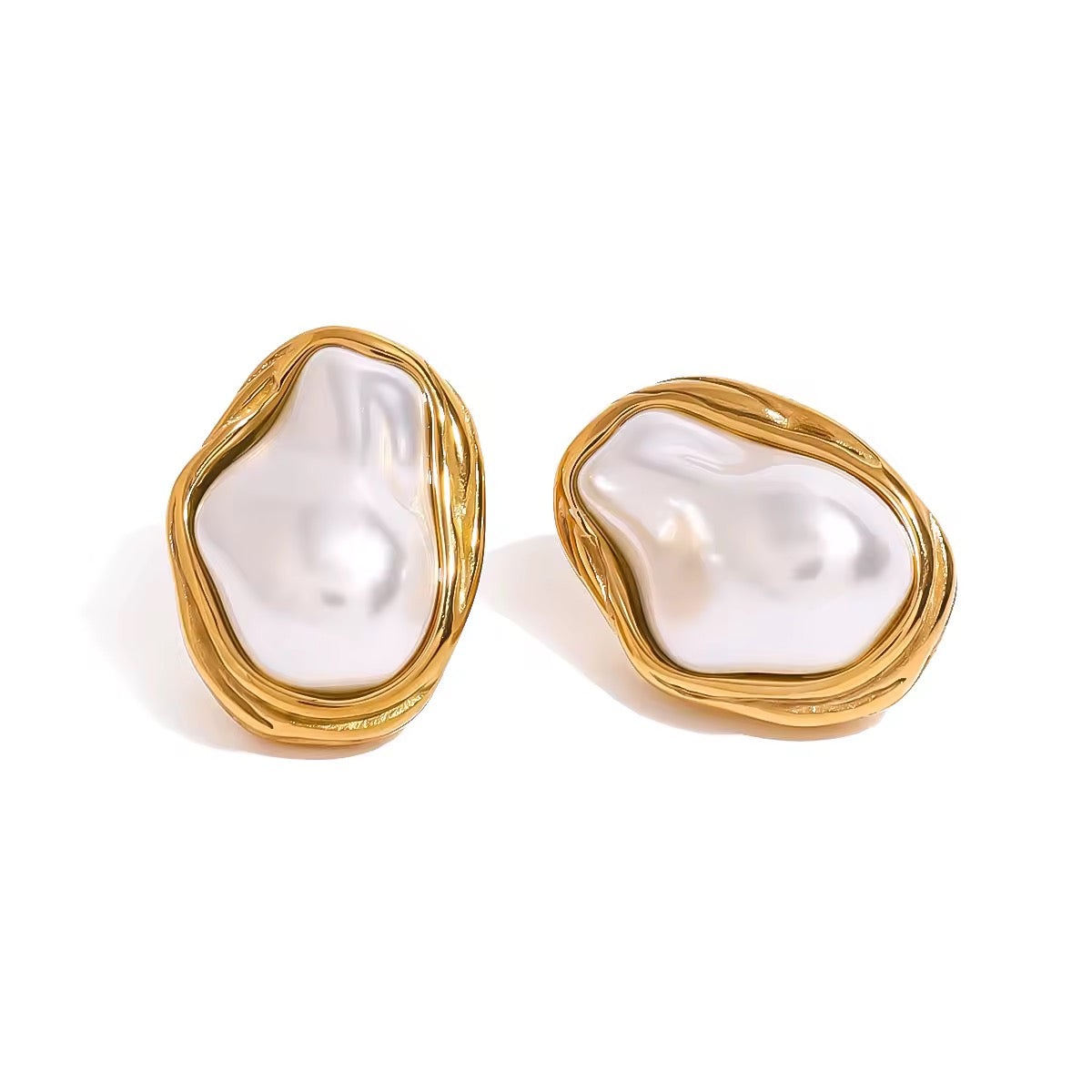 Pearl Rare Formed Earrings