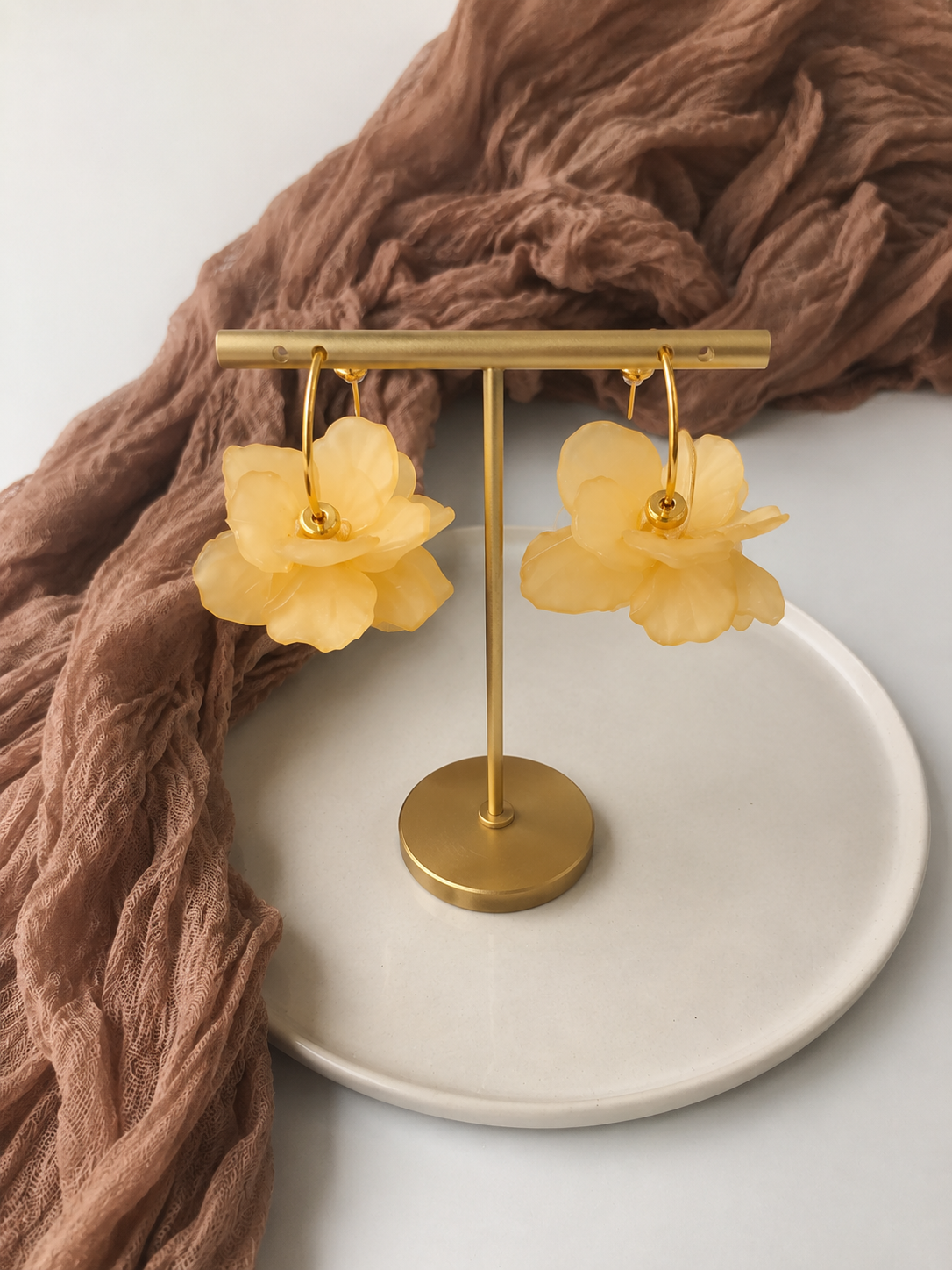 Flower Drop Earrings