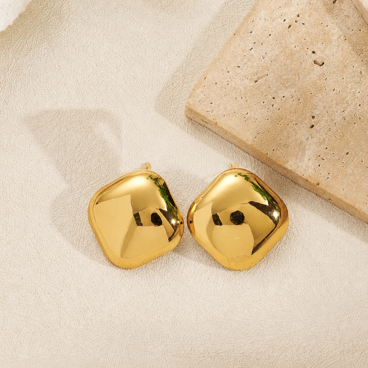 Square Stud Earrings
