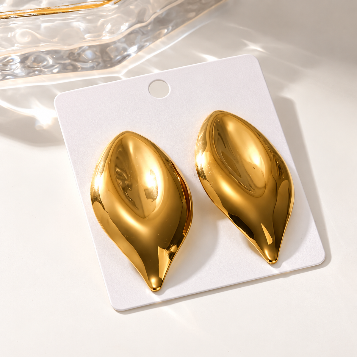 Leaf Stud Earrings