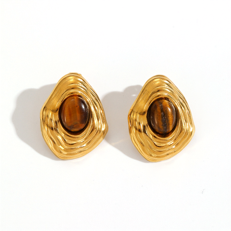 Rare Formed Stud Earrings
